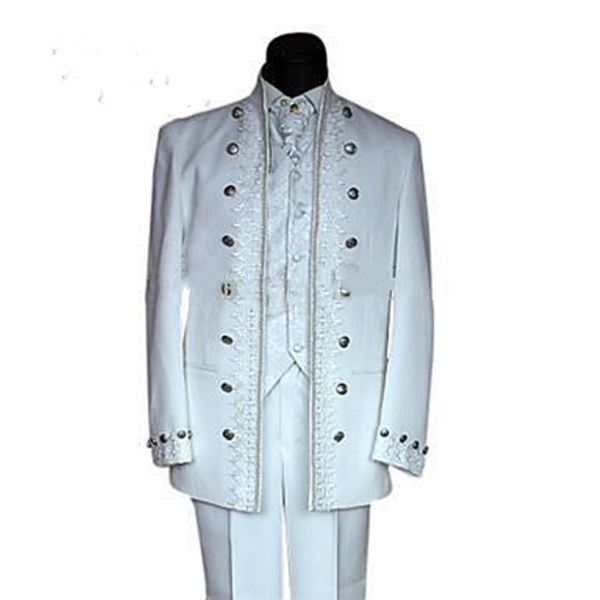 new design white groom tuxedos groomsmen men wedding blazer suits man suits (jacket+pants+vest+tie) 1380, Black;gray
new design white groom tuxedos groomsmen men wedding blazer suits man suits (jacket+pants+vest+tie) 1380, Black;gray