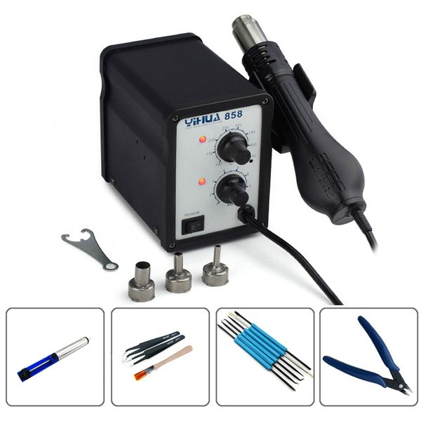 yihua 858 smd rework solder station heat gun can adjust the temperature the warm air pressure gun electronic gesoldering
yihua 858 smd rework solder station heat gun can adjust the temperature the warm air pressure gun electronic gesoldering