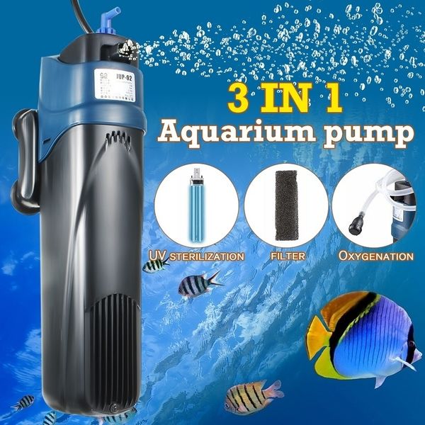 3 in 1 uv sterilizer submersible oxygen pump filter water cycle aquarium fish tank 5w
3 in 1 uv sterilizer submersible oxygen pump filter water cycle aquarium fish tank 5w