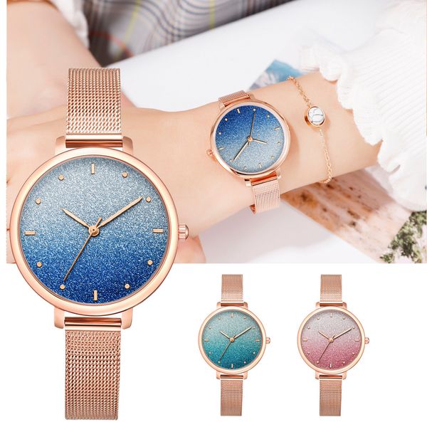 fashion ladies watch color cool frosted dial sport ladie quartz mesh belt watch clock women dress reloj mujer dropship #9850, Slivery;brown
fashion ladies watch color cool frosted dial sport ladie quartz mesh belt watch clock women dress reloj mujer dropship #9850, Slivery;brown