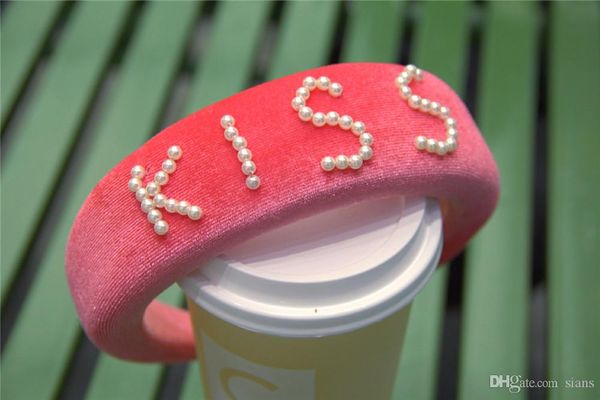 2019 new sample korea wild fashion pearl color thick sponge letter headhand female mode hair jewelry, Silver
2019 new sample korea wild fashion pearl color thick sponge letter headhand female mode hair jewelry, Silver