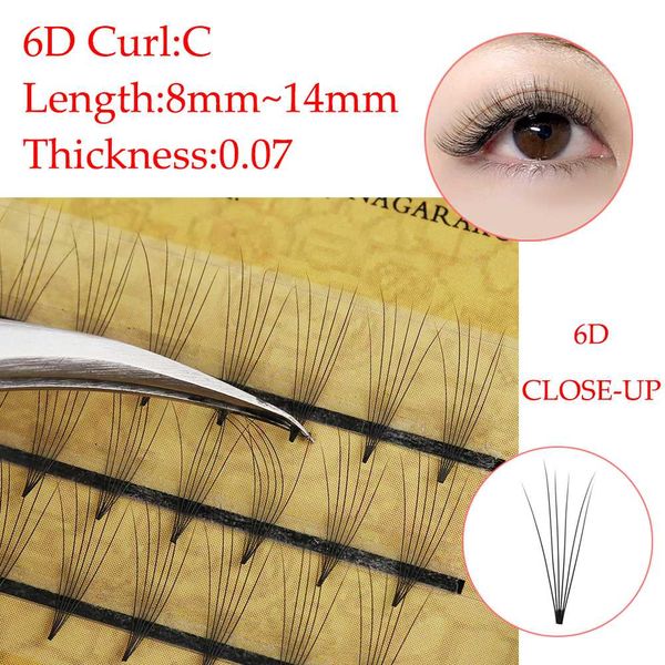 handmade 6d volume 0.07 c black 8~14mm individual mink hair eyelashes extension natural long fake eye lashes eye makeup tool
handmade 6d volume 0.07 c black 8~14mm individual mink hair eyelashes extension natural long fake eye lashes eye makeup tool
