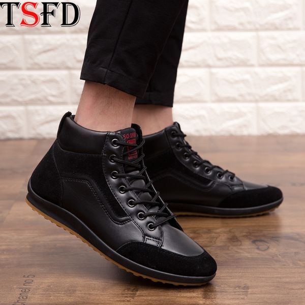 fashion leather shoes men flats black sneakers breathable mens shoes casual high 2020 fashion wear resisting y6
fashion leather shoes men flats black sneakers breathable mens shoes casual high 2020 fashion wear resisting y6