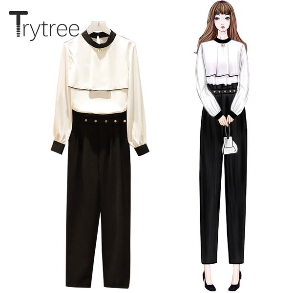 two piece dress trytree 2021 spring autumn women set casual stand collar solid loose + pants zipper belt fashion 2, White
two piece dress trytree 2021 spring autumn women set casual stand collar solid loose + pants zipper belt fashion 2, White