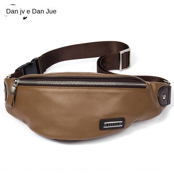 genuine leather men's chest outdoor leisure messenger sports waist stylish men's small boutique shoulder bag shoulder bag, White 
genuine leather men's chest outdoor leisure messenger sports waist stylish men's small boutique shoulder bag shoulder bag, White