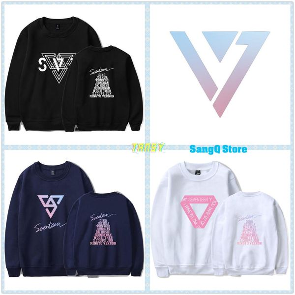 2019 kpop seventeen regular fit crewneck hoodies sweatshirts front side print graphics women long sleeves hip hop hoody, Black
2019 kpop seventeen regular fit crewneck hoodies sweatshirts front side print graphics women long sleeves hip hop hoody, Black