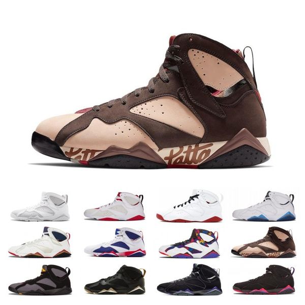 New Patta x 7 OG SP Ray Allen Purple Bordeaux Hare Basketball Shoes Men 7s GMP Olympic Pure Money Sweater Sneaker With Box
New Patta x 7 OG SP Ray Allen Purple Bordeaux Hare Basketball Shoes Men 7s GMP Olympic Pure Money Sweater Sneaker With Box