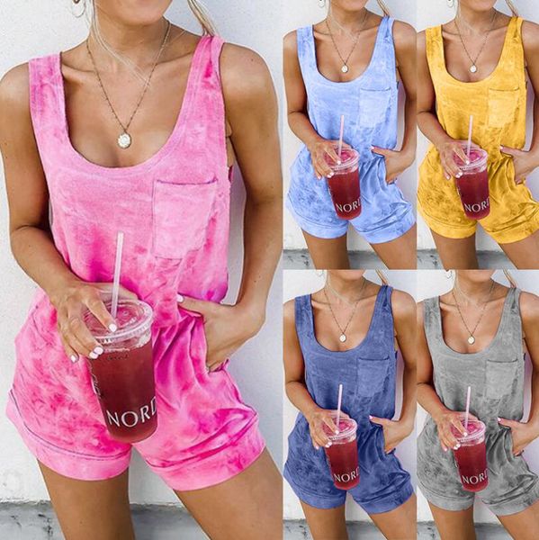 2019 summer women casual solid romper fashion pocket shorts jumpsuit fashion sleeveless u-neck female summer cotton playsuits, Black;white
2019 summer women casual solid romper fashion pocket shorts jumpsuit fashion sleeveless u-neck female summer cotton playsuits, Black;white