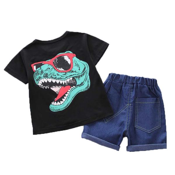 summer kids clothes boys short sleeve cartoon dinosaur print blouse t-shirt+denim shorts children casual outfits sets
summer kids clothes boys short sleeve cartoon dinosaur print blouse t-shirt+denim shorts children casual outfits sets