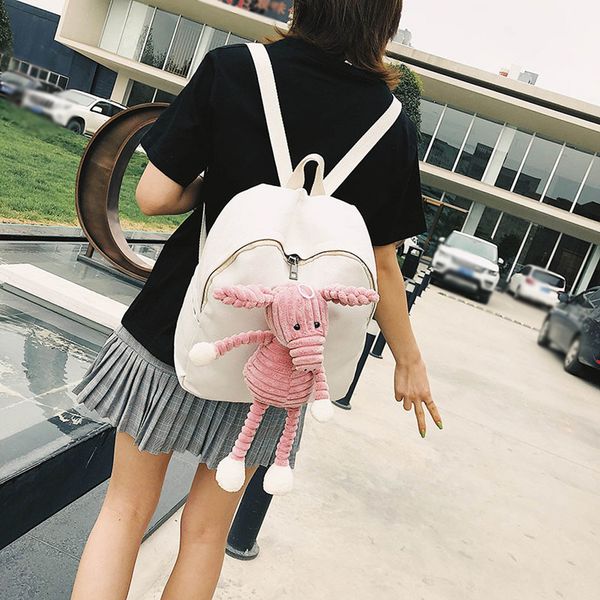 ocardian female simple women lovely cartoon doll bag student campus plush backpack canvas bag rucksack mochilas mujer 2019 j25
ocardian female simple women lovely cartoon doll bag student campus plush backpack canvas bag rucksack mochilas mujer 2019 j25