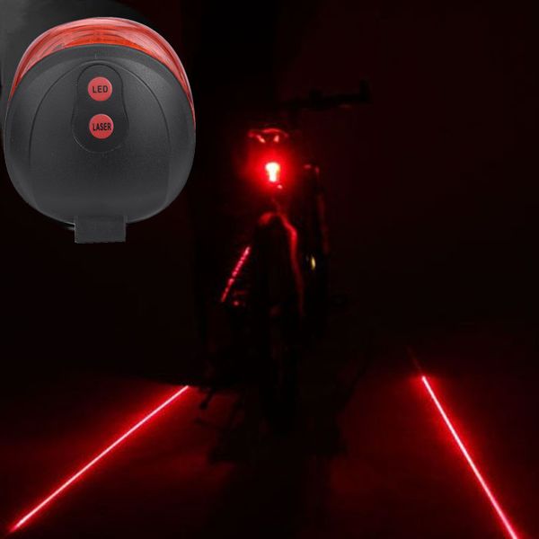 bike lights cycling 2 laser projector red lamps beam and 3 led rear tail reflector reflective front warning light#20 
bike lights cycling 2 laser projector red lamps beam and 3 led rear tail reflector reflective front warning light#20