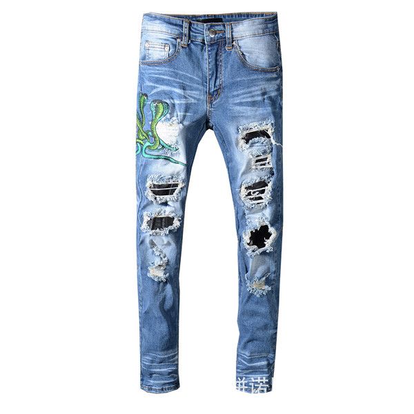 men s designer jeans luxury pants fashion designer mens shorts jeans slim motorcycle biker causal men designer pants, Blue
men s designer jeans luxury pants fashion designer mens shorts jeans slim motorcycle biker causal men designer pants, Blue