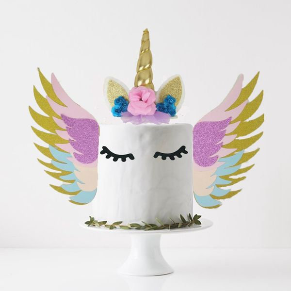 creative unicorn theme party decorations golden wings cake inserts flash unicorn diy cake insert decoration party products
creative unicorn theme party decorations golden wings cake inserts flash unicorn diy cake insert decoration party products