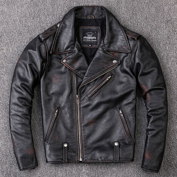 2020 fashion genuine leather jacket men motorcycle biker clothing short lapels slim fit turn-down collar locomotive leather coat, Black
2020 fashion genuine leather jacket men motorcycle biker clothing short lapels slim fit turn-down collar locomotive leather coat, Black