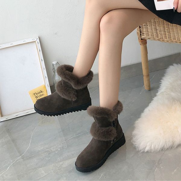 2019 tenis femini new winter women snow boots plush warm snow boots thicken cotton zapatos de mujer botas flat warm u11-15, Black
2019 tenis femini new winter women snow boots plush warm snow boots thicken cotton zapatos de mujer botas flat warm u11-15, Black