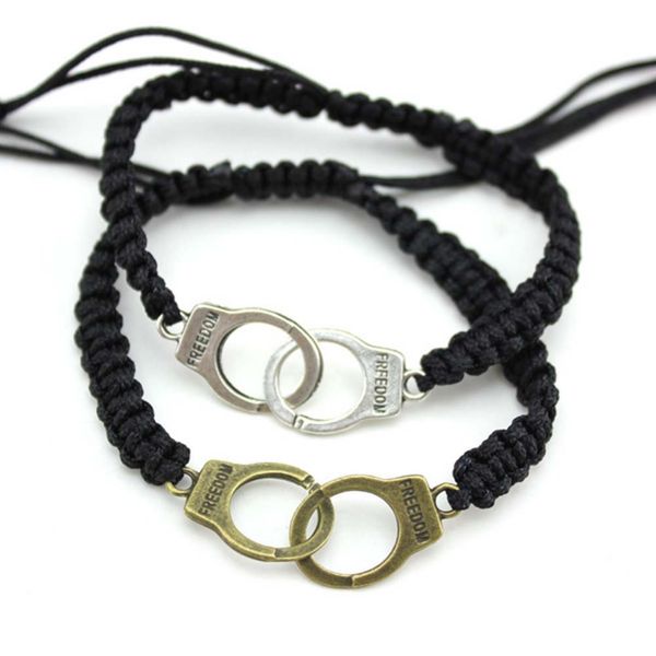 fashion jewelry woven bracelet handcuffs chain bracelet women/girl lover valentine's day gifts, Black
fashion jewelry woven bracelet handcuffs chain bracelet women/girl lover valentine's day gifts, Black