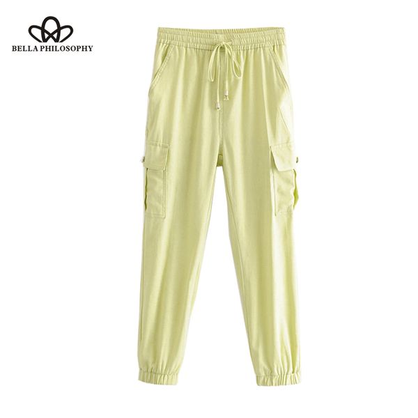 pockets solid cargo pants women 2019 fashion high elastic waist drawstring ankle trousers casual pantalon mujer wonder store, Black;white
pockets solid cargo pants women 2019 fashion high elastic waist drawstring ankle trousers casual pantalon mujer wonder store, Black;white