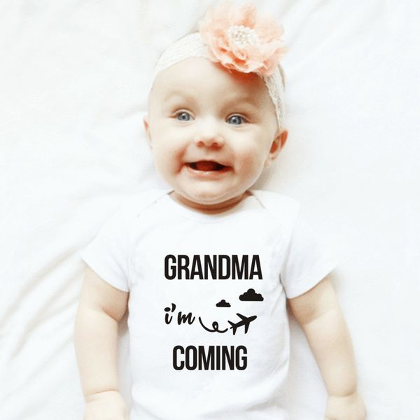 grandma i am coming newborn baby boy girl bodysuit short sleeve letter romper outfits baby clothes white cotton jumpsuit outfits gps
grandma i am coming newborn baby boy girl bodysuit short sleeve letter romper outfits baby clothes white cotton jumpsuit outfits gps