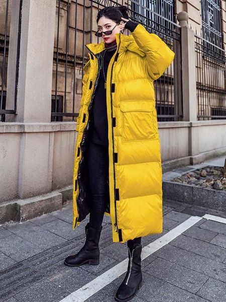2019 winter leisure parka sports down jacket oversize hip-hop style loose shiny long coat women plus size, Black
2019 winter leisure parka sports down jacket oversize hip-hop style loose shiny long coat women plus size, Black