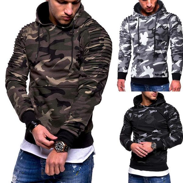 мужчины камуфляж фуфайки карман с капюшоном homme hip hop hoodie streetwear мужские толстовки плиссе с длинным рукавом толстовка, Black
мужчины камуфляж фуфайки карман с капюшоном homme hip hop hoodie streetwear мужские толстовки плиссе с длинным рукавом толстовка, Black