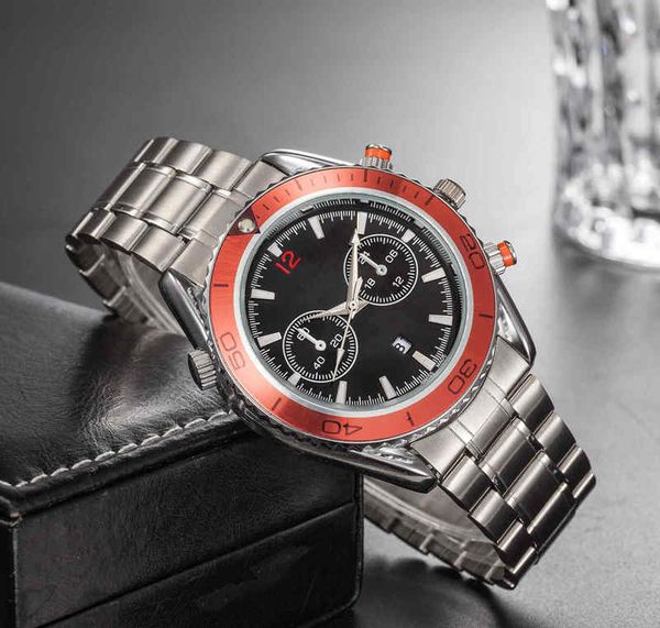 Red Ceramic Bezel Black Dial Mens Fashion Luxury Watch Top Brand Sea and Mater Quartz Movement Folding Buckle 42mm Military Male Gift Clock
Red Ceramic Bezel Black Dial Mens Fashion Luxury Watch Top Brand Sea and Mater Quartz Movement Folding Buckle 42mm Military Male Gift Clock
