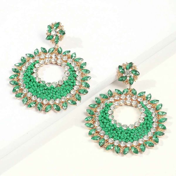 wholesal hoop earrings for women luxury designer colorful bling diamond flower dangle earring vintage bohemian bead flower jewelry love gift, Silver
wholesal hoop earrings for women luxury designer colorful bling diamond flower dangle earring vintage bohemian bead flower jewelry love gift, Silver