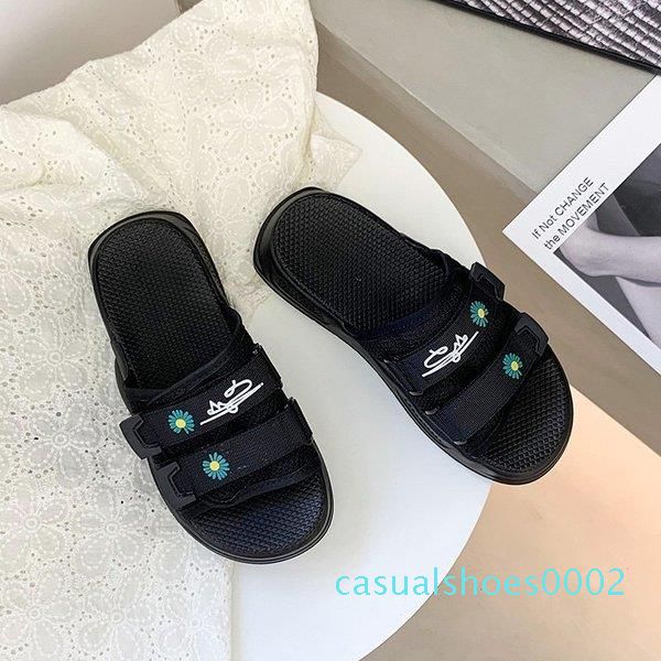slippers casual female shoes slides low multicolored sandals luxury soft 2020 flat floral fashion rome pu mixed colors rubber c02, Black
slippers casual female shoes slides low multicolored sandals luxury soft 2020 flat floral fashion rome pu mixed colors rubber c02, Black