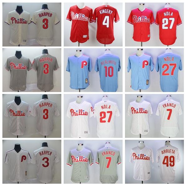 2018 style baseball 4 scott kingery jersey 7 maikel franco 10 jt realmuto 27 aaron nola jake 49 arrieta 3 bryce harper clearance, Blue;black
2018 style baseball 4 scott kingery jersey 7 maikel franco 10 jt realmuto 27 aaron nola jake 49 arrieta 3 bryce harper clearance, Blue;black