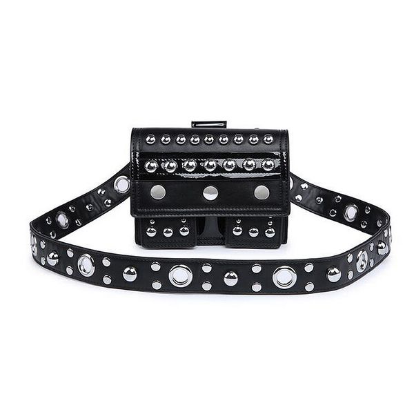 rivet multifunction black belt bags women's purse pu leather shoulder bags fashion waist
rivet multifunction black belt bags women's purse pu leather shoulder bags fashion waist