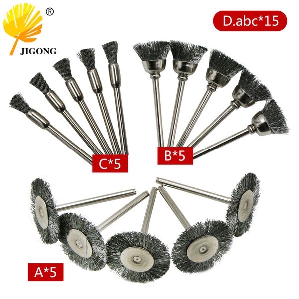 jigong grinding and polishing accessories steel rotary brush wire wheel brushes for grinder rotary tool for mini drill poli
jigong grinding and polishing accessories steel rotary brush wire wheel brushes for grinder rotary tool for mini drill poli