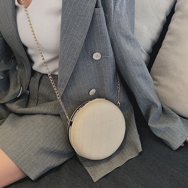 vintage solid color grid women round faux leather zipper crossbody shoulder bag
vintage solid color grid women round faux leather zipper crossbody shoulder bag