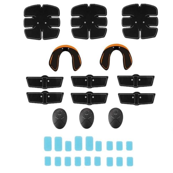 18pcs electric muscle stimulator massage trainer sticker controlle muscle massager training body shape fit set abs pad abdominal
18pcs electric muscle stimulator massage trainer sticker controlle muscle massager training body shape fit set abs pad abdominal