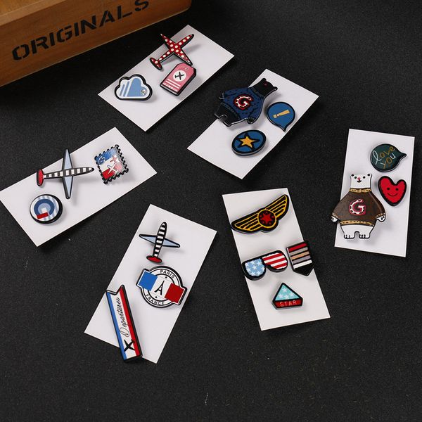 fashion new style three style bear fly machine peach heart resin brooches women badges clothes pins collar clips scarf wholesale, Gray
fashion new style three style bear fly machine peach heart resin brooches women badges clothes pins collar clips scarf wholesale, Gray