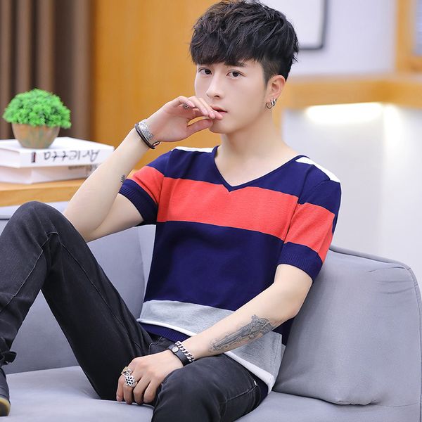 mens sweaters v-neck short sleeve sleeve spring autumn men sweater green orange slim fit leisure fall sweater, White;black 
mens sweaters v-neck short sleeve sleeve spring autumn men sweater green orange slim fit leisure fall sweater, White;black