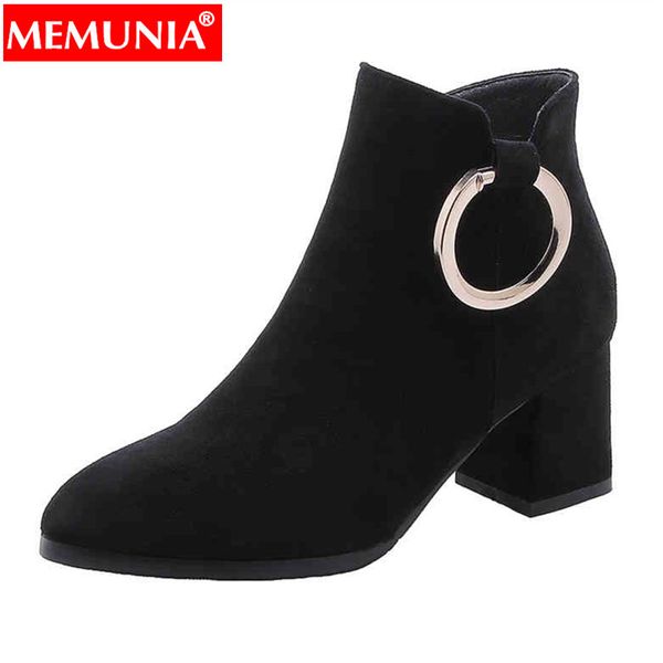 memunia plus size 34-43 new women boots square high heels black solid color fashion ladies boots dress shoes ankle
memunia plus size 34-43 new women boots square high heels black solid color fashion ladies boots dress shoes ankle