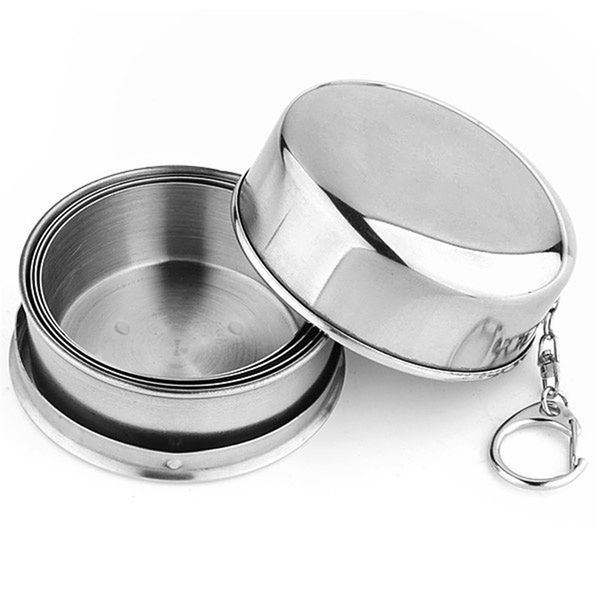 new stainless steel 5-layers camping folding cups traveling outdoor collapsible cup with lid portable drinkware 75/140/240ml
new stainless steel 5-layers camping folding cups traveling outdoor collapsible cup with lid portable drinkware 75/140/240ml