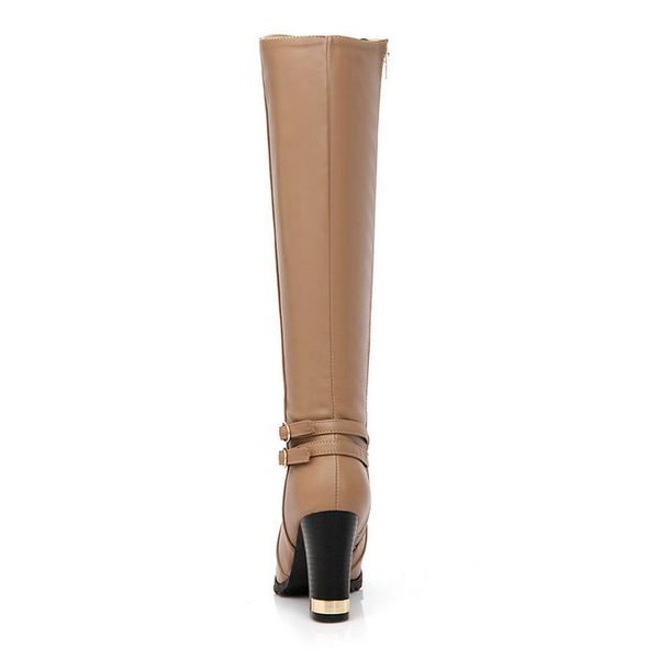 nemaone winter snow ladies wool inside knight women high-heeled knee high boots zipper large size 43 y200115, Black
nemaone winter snow ladies wool inside knight women high-heeled knee high boots zipper large size 43 y200115, Black