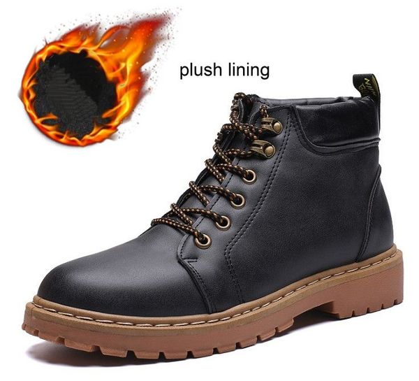2018 snow boots mens outdoor martin boots cashmere coldproof boots for man and climbing shoes zy856, Black
2018 snow boots mens outdoor martin boots cashmere coldproof boots for man and climbing shoes zy856, Black