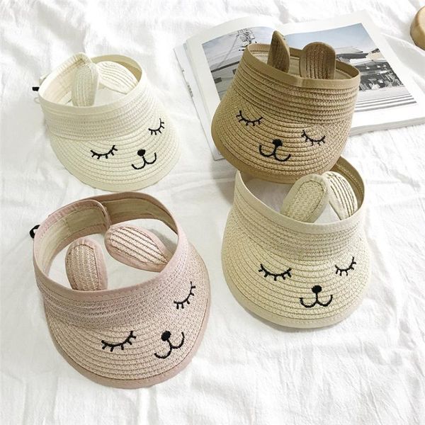 korean children straw hat summer hats for baby girl boy kids sunshade sun visor empty lovely cartoon cute sun hat beach cap, Blue;gray
korean children straw hat summer hats for baby girl boy kids sunshade sun visor empty lovely cartoon cute sun hat beach cap, Blue;gray