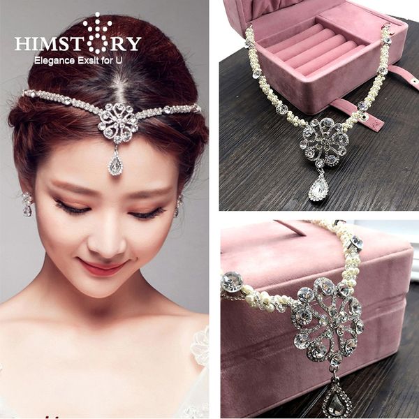 himstory handmade wedding hair accessory czech rhinestone crystal forehead hair accessories waterdrop hairbands girls jewelry, White;golden
himstory handmade wedding hair accessory czech rhinestone crystal forehead hair accessories waterdrop hairbands girls jewelry, White;golden