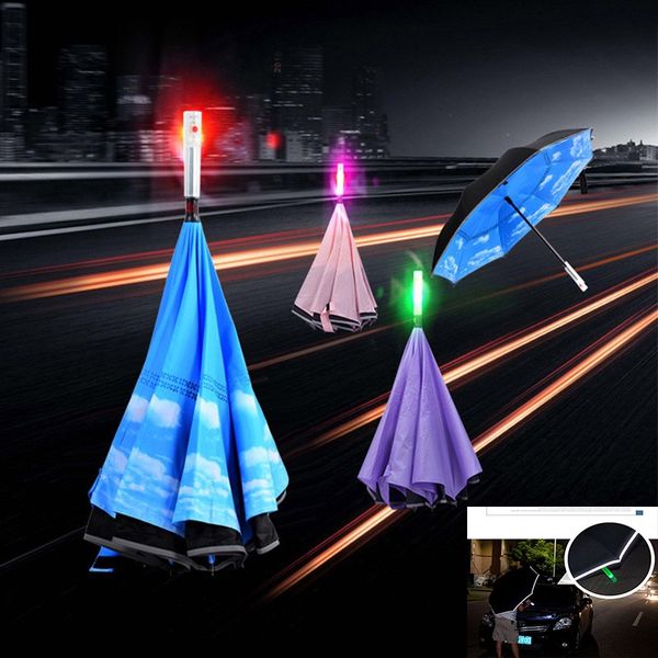 led перевернутый зонт обратный складной автомобильный зонт с предупреждающей вспышкой sos с крышкой зонта an2301
led перевернутый зонт обратный складной автомобильный зонт с предупреждающей вспышкой sos с крышкой зонта an2301