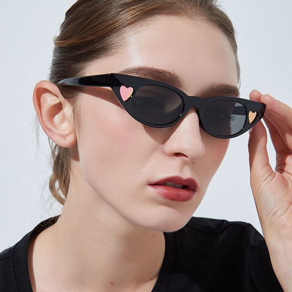 pink small frame love cat eyes sunglasses woman outdoor current glasses creative sunscreen leisure sunglasses lentes uv400, White;black
pink small frame love cat eyes sunglasses woman outdoor current glasses creative sunscreen leisure sunglasses lentes uv400, White;black