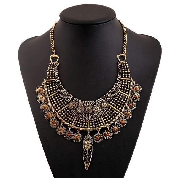 bohemian antique gold silver carved flower portrait inlay red stone pendant necklace women charms necklace jewelry accessory
bohemian antique gold silver carved flower portrait inlay red stone pendant necklace women charms necklace jewelry accessory