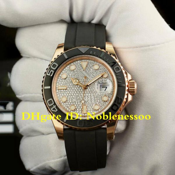 2 color 2020 mens rose gold 40mm herren pflastern diamant karte 116655 snap rubber bands 126655 asia 2813 movement automatic men's watc, Slivery;brown
2 color 2020 mens rose gold 40mm herren pflastern diamant karte 116655 snap rubber bands 126655 asia 2813 movement automatic men's watc, Slivery;brown