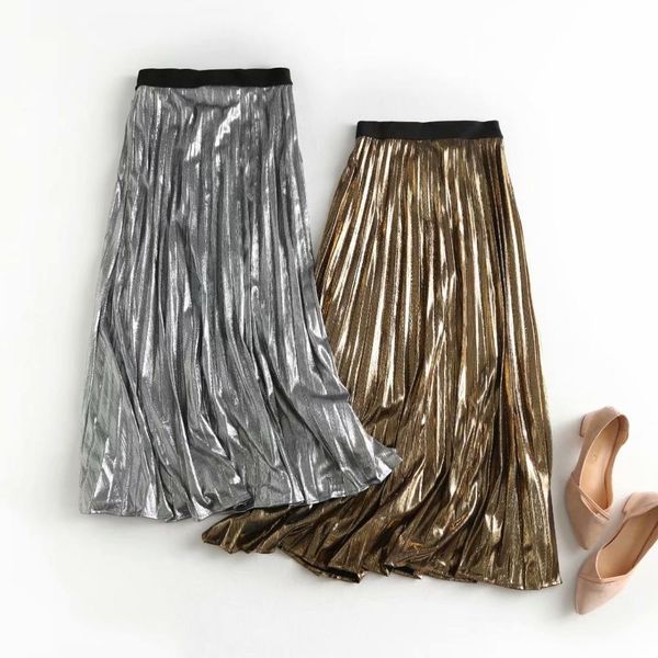 2020 новая горячая осень женщины весна осень long metallic gold maxi плиссе midi юбки дамы высокой талией elascity vintage партии юбка, Black
2020 новая горячая осень женщины весна осень long metallic gold maxi плиссе midi юбки дамы высокой талией elascity vintage партии юбка, Black