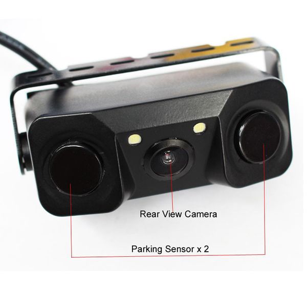 3 in 1 car camera parking reverse radar system backup camera radar sensor 600tvl 120 degree
3 in 1 car camera parking reverse radar system backup camera radar sensor 600tvl 120 degree