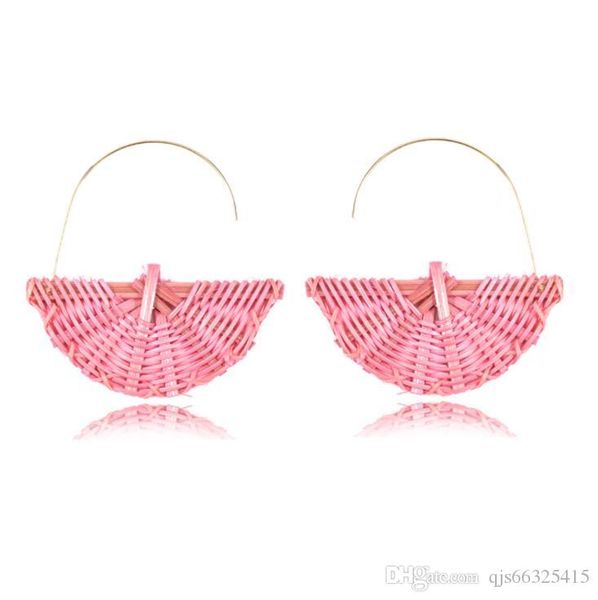 new accessories handmade rattan creative earring the cane makes up fashionable joker earrings, Silver
new accessories handmade rattan creative earring the cane makes up fashionable joker earrings, Silver
