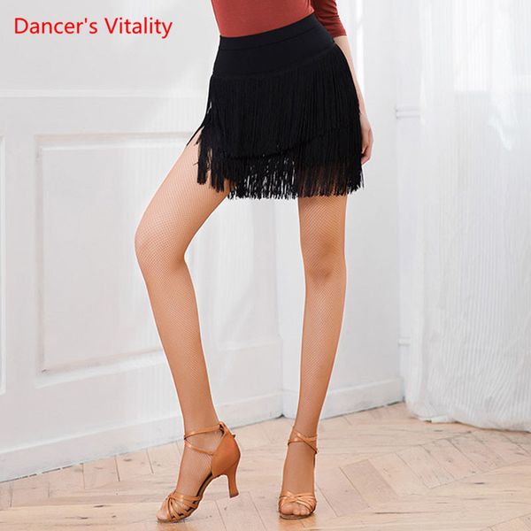 latin dance practice costume female tassel skirt new stage profession competition exercise clothing, Black;red
latin dance practice costume female tassel skirt new stage profession competition exercise clothing, Black;red