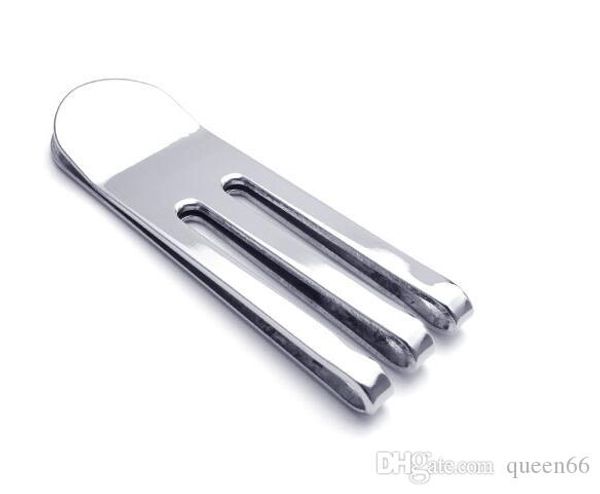 new arrival simple fashion men'ts money clip stainless steel double groove money clip 53mm*16mm*5mm nice gift ing, Black
new arrival simple fashion men'ts money clip stainless steel double groove money clip 53mm*16mm*5mm nice gift ing, Black