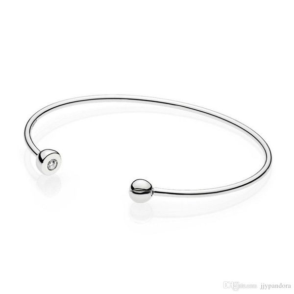 hywo 100% 925 sterling silver new 1:1 597229cz essence sterling silver open bangle original women's jewelry gift selection, Black
hywo 100% 925 sterling silver new 1:1 597229cz essence sterling silver open bangle original women's jewelry gift selection, Black
